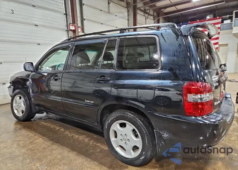 2006 Toyota Highlander Limited из США, поврежденный, VIN JTEEP21A360185380